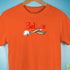 Believe Queer Pride Flag Jingle Bell Premium Unisex T-Shirt - Orange